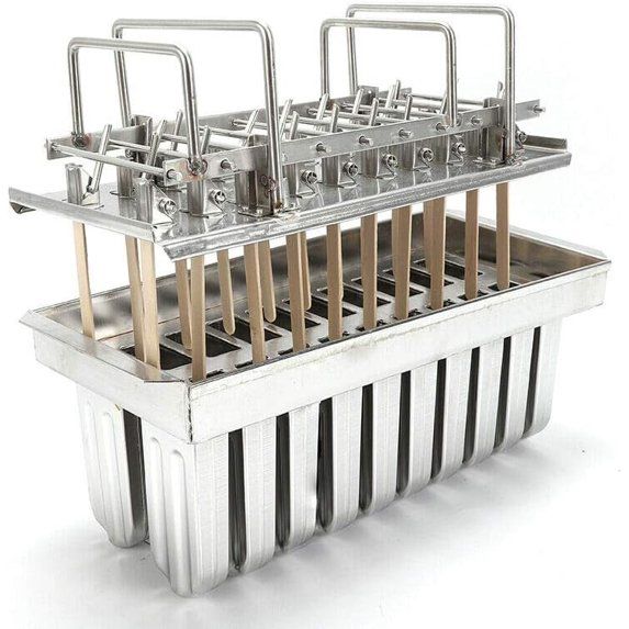 Photo 1 of  Stainless Steel Popsicle Moulds Ice Cream Pop Molds 