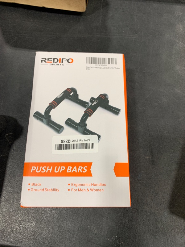 Photo 1 of Push Up Bars Strength Training - Workout Stands With Ergonomic Push-up Bracket Board with Non-Slip Sturdy Structure Portable for Home Fitness Training, Push Up Stands Handle for Floor Workouts