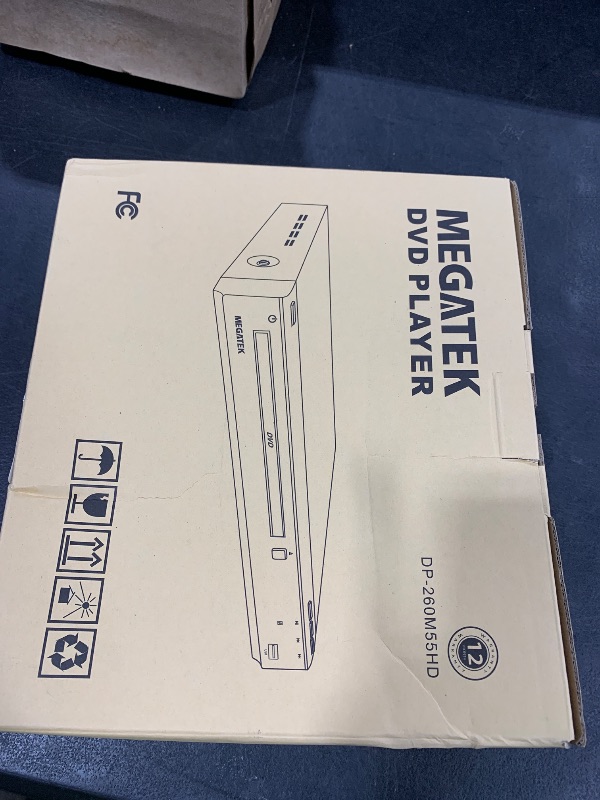 Photo 1 of MEGATEK Region-Free HDMI DVD Player for TV, Compact CD/DVD Player for Smart TV, USB Port, Plays All Region DVDs & Multi Formats, Metal Housing, HDMI/RCA Cables & Remote Included