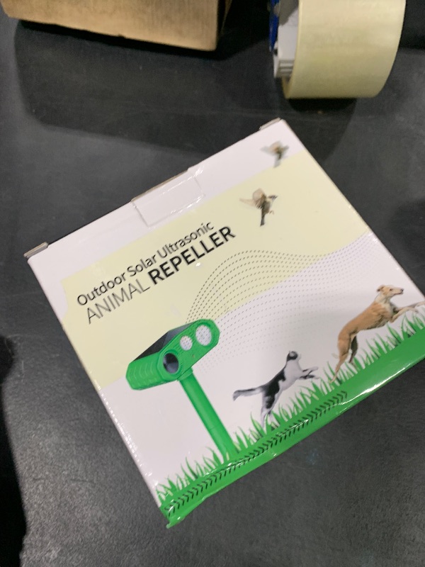 Photo 1 of 2025 Upgraded Solar Ultrasonic Animal Repeller Outdoor Cat Repellent, Animal Deterrent Control for Deer Rabbit Raccoon Dog Squirrel Coyote Rodent Skunk Repellent for Yard Garden,4 Pack