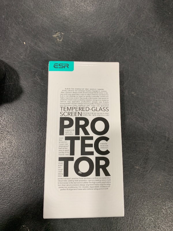 Photo 1 of ESR 3 Pack 9H+ Glass for iPhone 15 Pro Privacy Screen Protector, [Military Grade Shatterproof & Longest Durable] Armorite Anti-spy Tempered Glass with UltraFit Tray