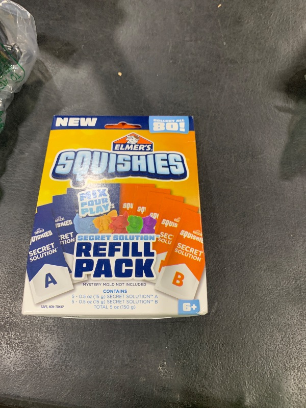Photo 1 of Elmer’s Squishies Refill Pack, Kids Activity, Creates 5 Additional Mystery Characters, 5 Count