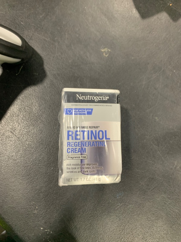 Photo 1 of Neutrogena Rapid Wrinkle Repair Retinol Face Moisturizer, Fragrance Free, Daily Anti-Aging Face Cream with Retinol & Hyaluronic Acid to Fight Fine Lines, Wrinkles, & Dark Spots, 1.7 oz
