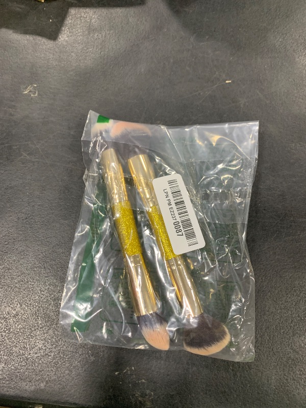 Photo 1 of DUcare Makeup Brushes Duo End Foundation Powder Buffer and Contour Brush Synthetic Cosmetic Tools 2Pcs