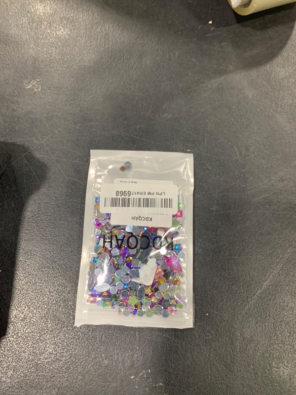 Photo 1 of 500 Pcs Mixed 10 Colors AB Colorful Gems Rhinestones for Crafting, Flatback Rhinestones Gemstones Jewels for Crafts Halloween Party Decorations Cosplay Pirate Face Eye Body Makeup Embellishments