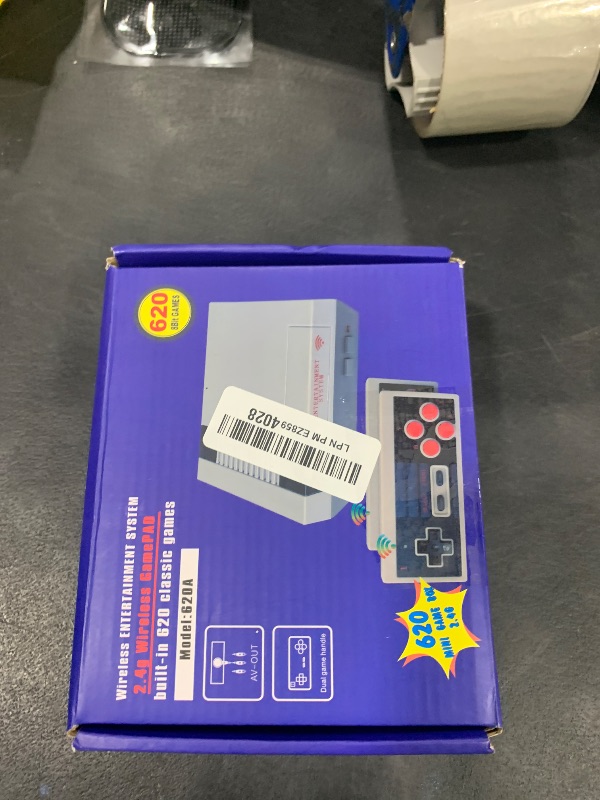 Photo 1 of Classic Mini Retro Game Console Built in 600 Video Games,Av and HDMI Output Plug and Play Game System with Dual Wireless Controllers.(Silver)