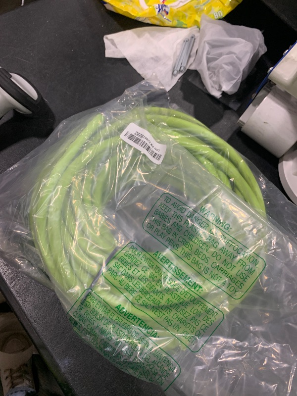 Photo 1 of Flexzilla Pressure Washer Hose with M22 Fittings, 1/4 in. x 50 ft., ZillaGreen - HFZPW3450M-E