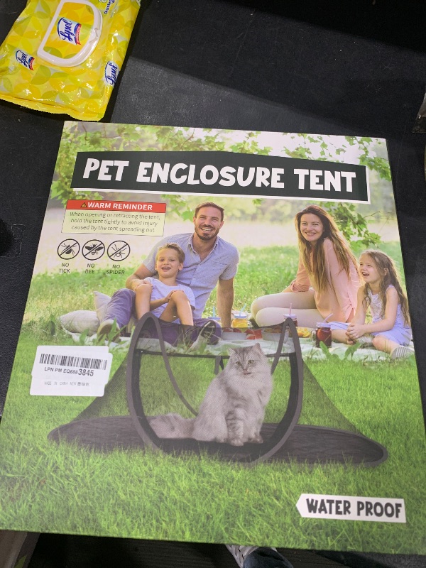 Photo 1 of Cat Tent Outdoor, Pet Enclosure Tent Suitable for Cats and Small Animals, Indoor Playpen Portable Exercise Tent with Carry Bag(Dark Green)