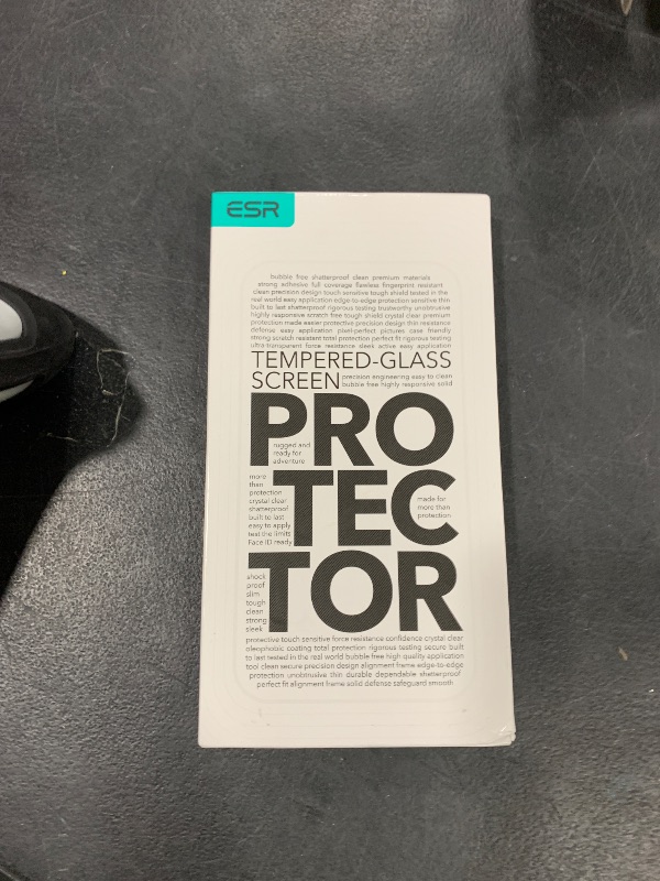 Photo 1 of ESR 3 Pack for iPhone 15 Pro Max Privacy Screen Protector, Military Grade Shatterproof, 9H Hardness, Anti-spy Tempered Glass with UltraFit Tray
