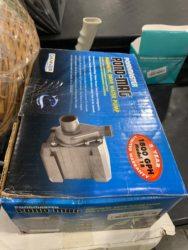 Photo 1 of Danner Manufacturing, Inc., Pondmaster Pond-Mag, Magnetic Drive Water Pump 1800 GPH, 02728