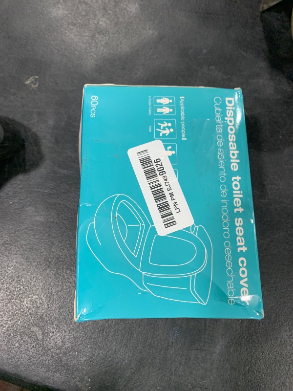 Photo 1 of Toilet Seat Covers Disposable 60 pack for Travel Toilet Seat Cover Friendly Packing for Kids Potty Training and Adult