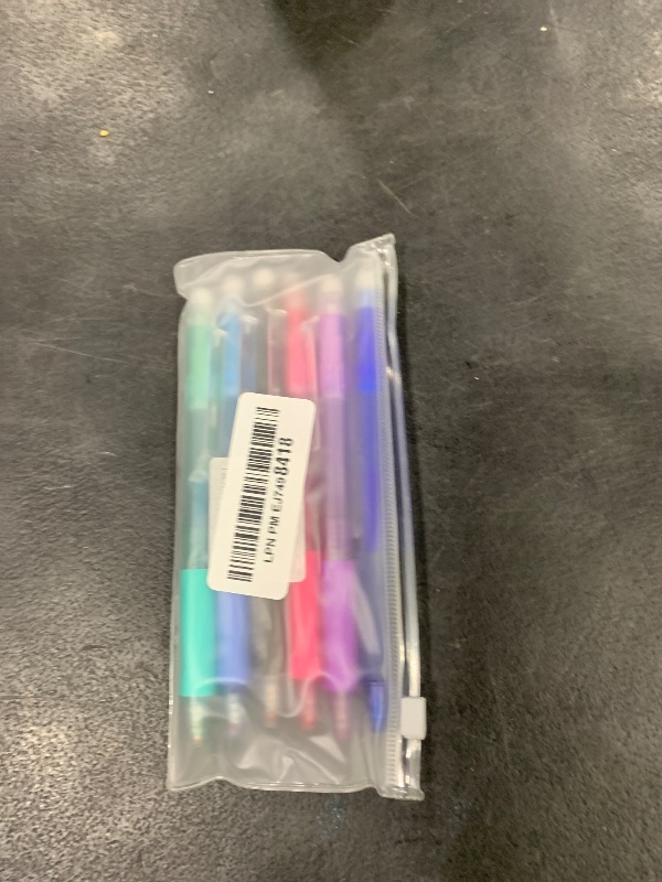 Photo 1 of MOZXIRZ 6 Pcs Erasable Colored Pens Erasable Retractable Colored Pens Colored Gel Pens 0.5mm Point Pen Cute Erasable Pens Office School Pens Women Girls Men Boys Pens (6Pcs Colored)