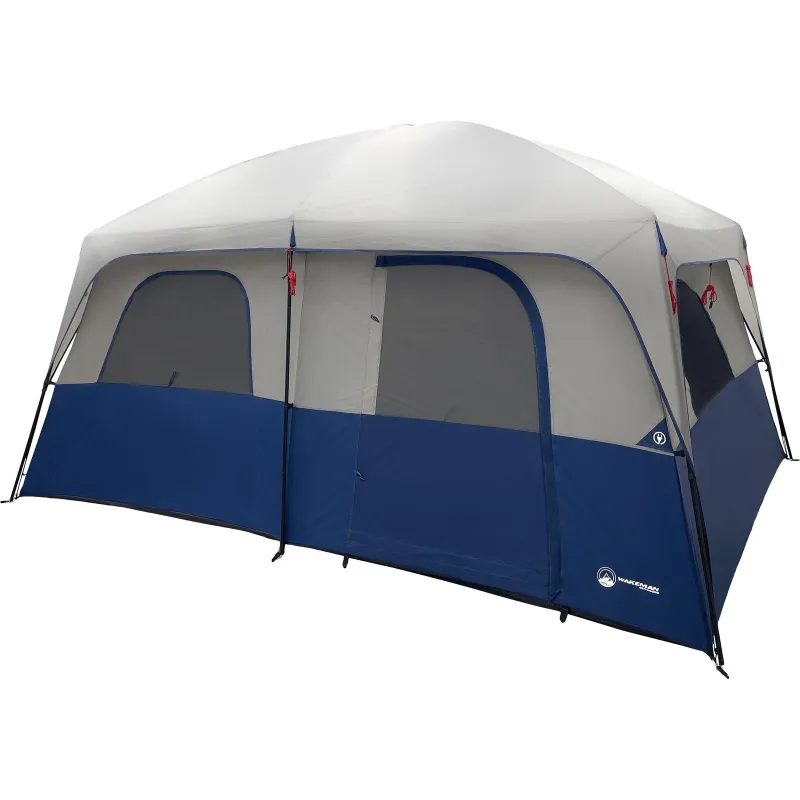 Photo 1 of 10 Person Camping Tent - Large Outdoor Tent with Room Divider and Rainfly