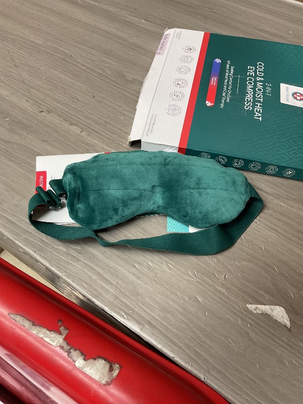 Photo 1 of Medi Grade 2-in-1 Heat and Cooling Eye Mask - Microwave Activated Heated Eye Mask for Dry Eyes, Styes and Blepharitis and integrated Cooling Eye Mask for Puffy Eyes, Dark Circles or Migraines