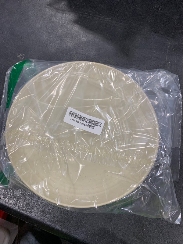 Photo 1 of Armrouns 9 Inch Wheat Straw Plates Lightweight Unbreakable Dinner Dishes Plates 4PC Set Dishwasher & Microwave Safe Plastic Reusable