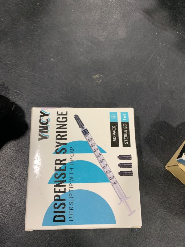Photo 1 of 1ml Syringes with Cap, Luer Slip Tip, Whole Pack Bulk Sterile Sealed, No Needle