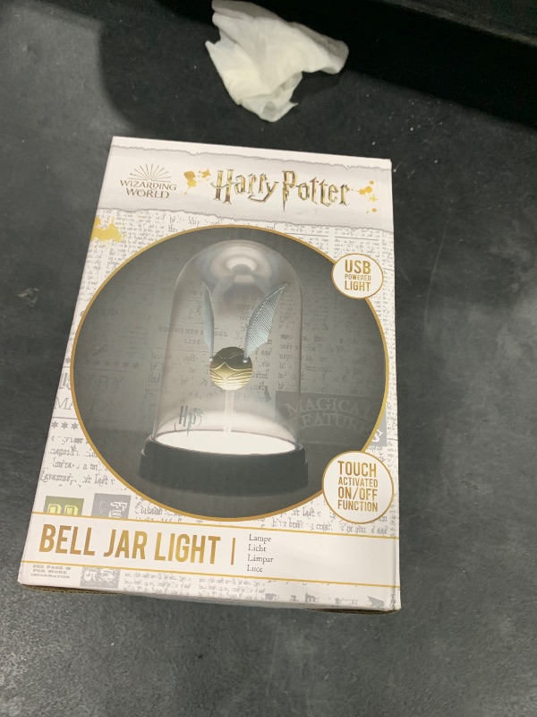 Photo 1 of Harry Potter Levitating Golden Snitch Light, Touch Activated Desk Lamp Accessories, Officially Licensed Harry Potter Decor Gifts & Collectibles