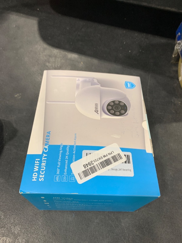Photo 1 of ANRAN 5MP Security Camera Outdoor, 360°PTZ Auto-Tracking, 2.4/5GHz WiFi Wired Security Camera, Spotlight & Siren, True Night Vision, IP66 Waterproof, Audio, SD & Cloud Storage, 24/7 Recording, Audio