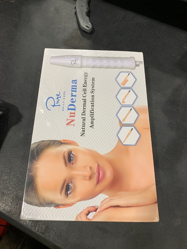 Photo 1 of Pure Daily Care NuDerma Handheld Skin Therapy Wand Machine w/Neon – Anti-Aging - Skin Tightening - Wrinkle Reducing - Dark Circles – Clarifying - Hair & Scalp Stimulator