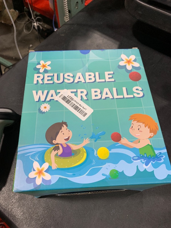 Photo 1 of 60 Pcs Reusable Water Balls, Reusable Water Balloons for Outdoor Toys and Games, Water Toys for Kids and Adults Boys and Girls - Summer Balls for Pool and Backyard Fun