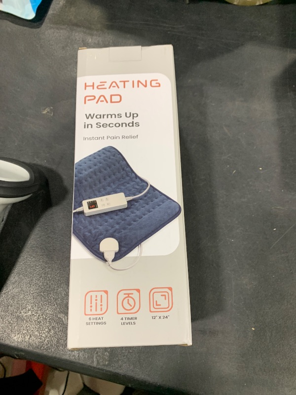 Photo 1 of Heating Pad for Back & Period Cramps, Portable Heating Pad for Neck and Shoulders and Back with Auto Shut Off Large, Machine Washable, Christmas Gifts for Women, Men