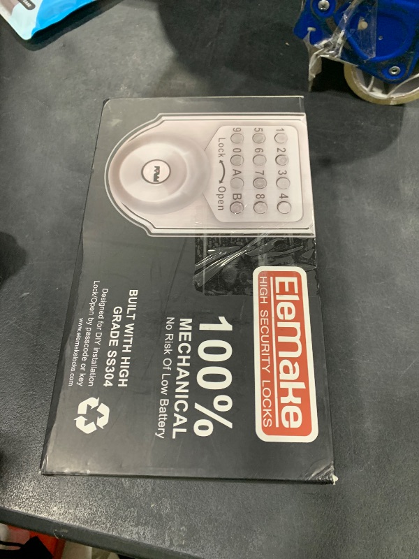 Photo 1 of Keyless Entry Keypad Deadbolt Door Lock 304 Stainless Steel 100% Mechanical - No Risk of Low Power