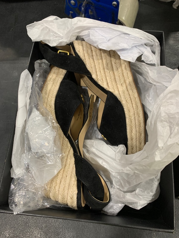 Photo 1 of Coach Women's Espadrille Wedge Platform, Black, 7