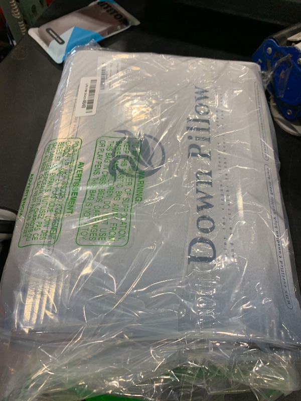 Photo 1 of LIANLAM Luxury Canadian White Goose Down Pillow - (1 Pack, 20"x42")