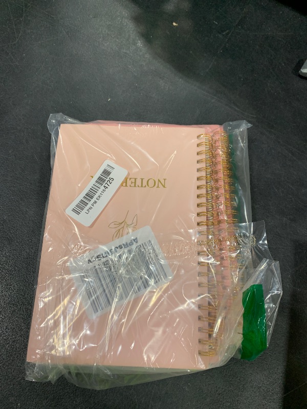 Photo 1 of Gueevin 5 Pack Spiral Notebook Aesthetic School Supplies A5 College Ruled 160 Pages/ 80 Sheets Cute Notebook for Work Students School Office Supplies(Gradient Pink,Classic)