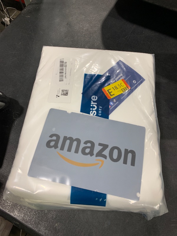 Photo 1 of Bedsure White California King Duvet Cover - Prewashed Cotton-Like Extra Soft Bedding Set, Includes 1 Cal King Duvet Cover 104x98 Inches with Zipper Closure & 2 Pillow Shams, Comforter Not Included
