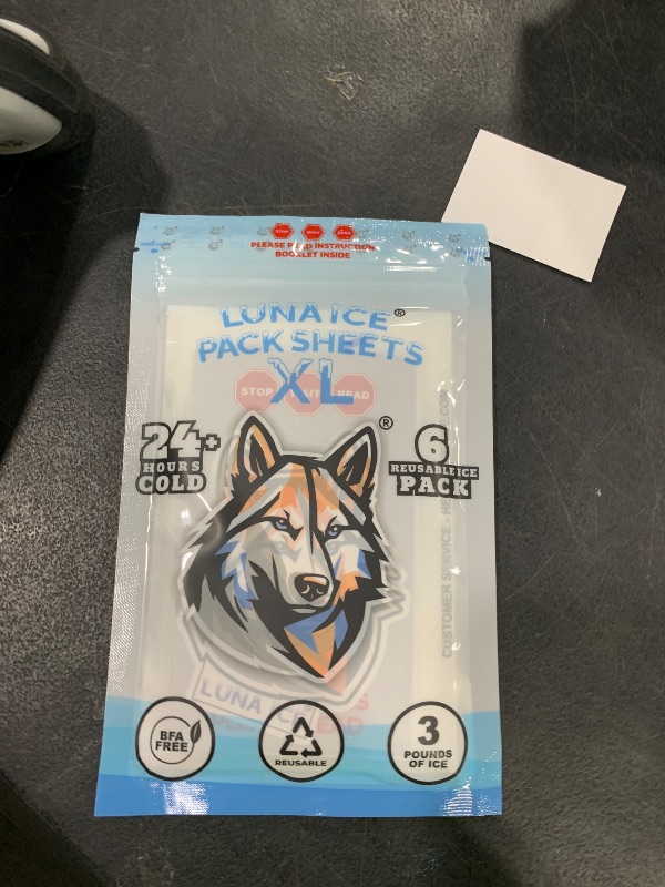 Photo 1 of Dry Ice Packs for Shipping XL - Long Lasting ice Packs - 24+ Hour Freeze Power - BPA Free - 6 Pack Bulk 3 lb – Hielo Seco - Reusable Gel Bricks for Food