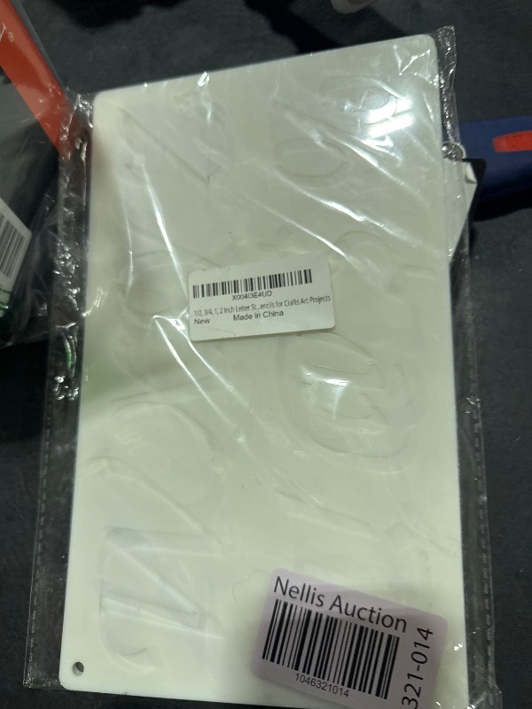 Photo 1 of 1/2, 3/4, 1, 2 Inch Letter Stencils for Painting, 15 Pack Reusable Plastic Alphabet and Number Stencils for Crafts Art Projects