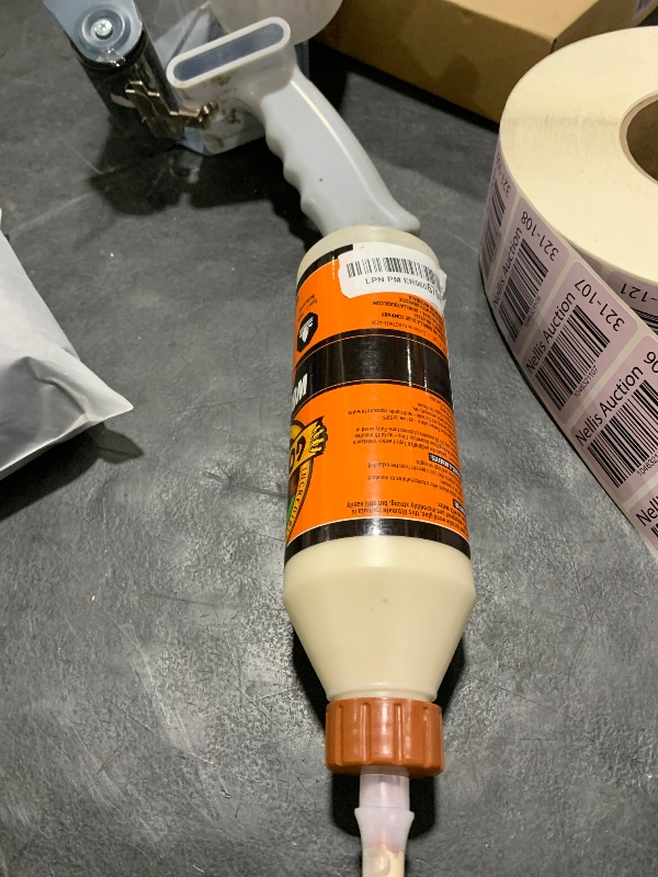 Photo 1 of Gorilla Ultimate Waterproof Wood Glue, Natural Wood Color, 18 Ounce (Pack of 1) - Waterproof for Indoor or Outdoor Projects and Repairs
