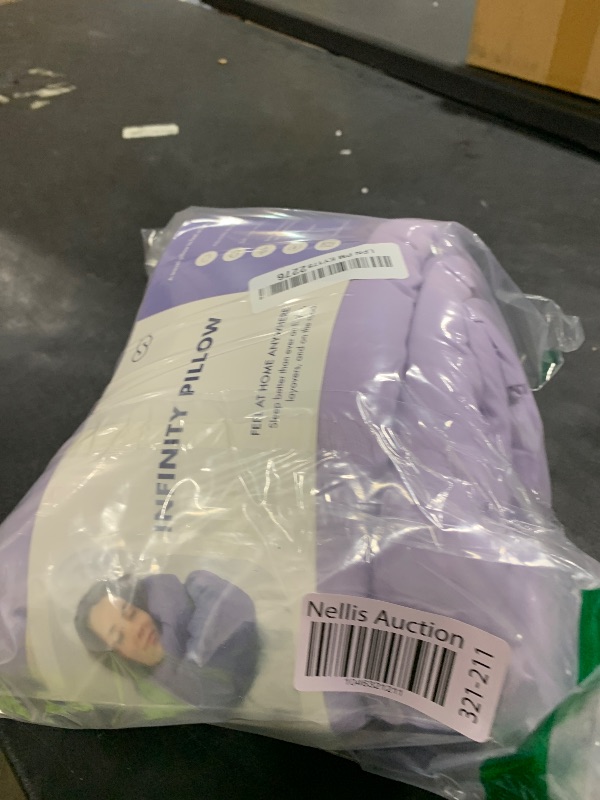 Photo 1 of Huzi Infinity Pillow - Home Travel Soft Neck Scarf Support Sleep (Purple)