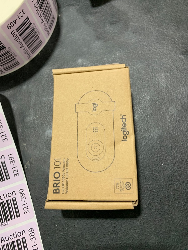 Photo 1 of Logitech Brio 101 Full HD 1080p Webcam for Meetings, Streaming, Desktop, Laptop, PC - Built-in Mic, Shutter, USB-A, Teams, Zoom - Black