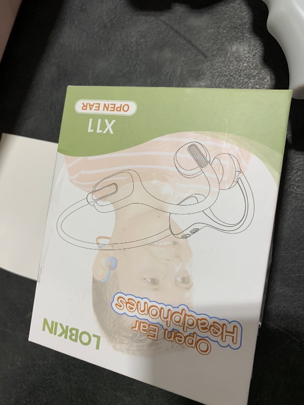 Photo 1 of LOBKIN Kids Headphones Open Ear,Bluetooth 5.3 Air Conduction Wireless Lightweight Kids Earbuds IPX5 Waterproof with Microphone for School,Home and Outdoor Activities Gifts for Boys Girls