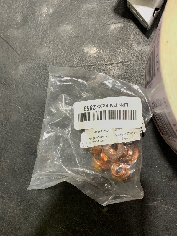 Photo 1 of 12Pcs Exhaust Manifold Nuts for Practical Copper Flashed Exhaust M8 Nut