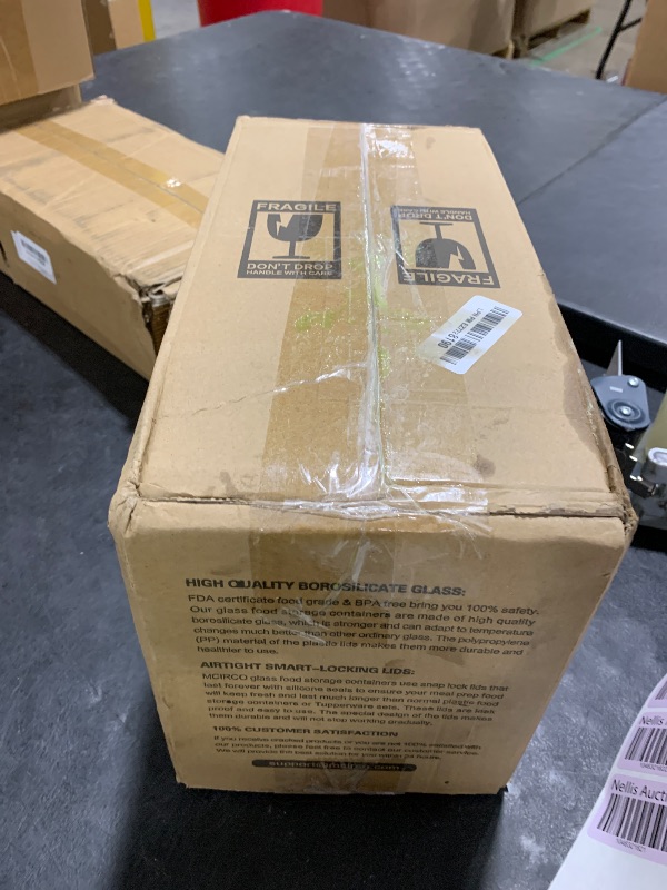 Photo 1 of [10-Pack] Glass Meal Prep Containers with Lids, MCIRCO Food Storage Containers with Snap Locking Lids, Airtight Lunch Containers, Microwave, Oven, Freezer and Dishwasher