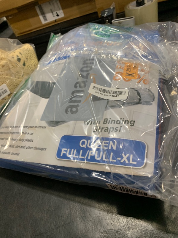 Photo 1 of Queen/Full/Full-XL Foam Mattress Vacuum Bag for Moving, Vacuum Seal Mattress Bag with Straps
