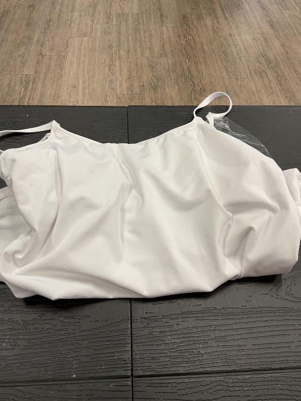 Photo 1 of Talisea Women's Tankini Top Only Tummy Control Bathing Suits Top U Neck Swimwear Tops No Bottom White XL
