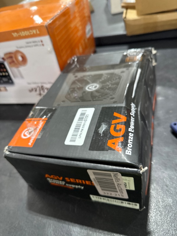Photo 1 of ARESGAME AGV Series 650W Power Supply, 80 Plus Bronze Certified, Non Modular Power Supply, 5 Year Warranty