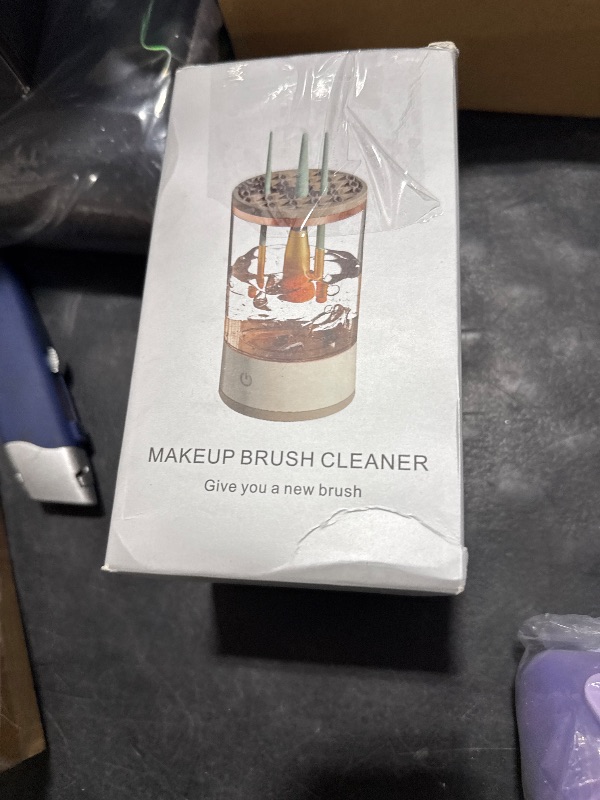 Photo 1 of Electric Makeup Brush Cleaner - This Compact and Portable Cleaning Machine is Perfect for Use at Home or While Traveling - A Professional-Grade Cleaning Machine Suitable for Home and Travel (black2)