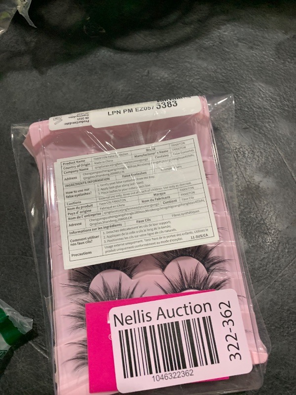 Photo 1 of FANXITON Mink Lashes False Eyelashes Dramatic Full Mink Lashes Wispy 19 MM Natural Look 3D Fake Eyelashes 10 Pairs Pack