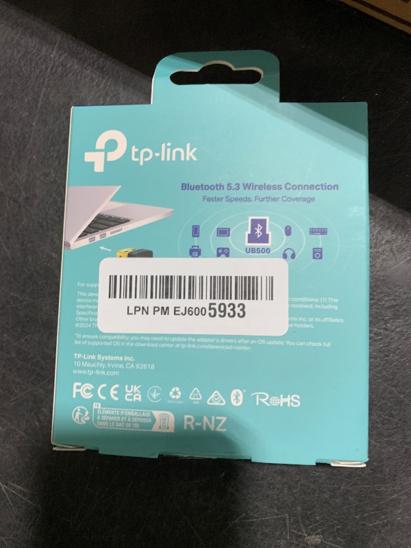 Photo 1 of TP-Link USB Bluetooth Adapter for PC - Bluetooth 5.3 Dongle Receiver, Plug and Play, Nano Design, EDR & BLE, Supports Windows 11/10/8.1/7 for Desktop, Laptop, PS5/PS4/Xbox Controller (UB500)