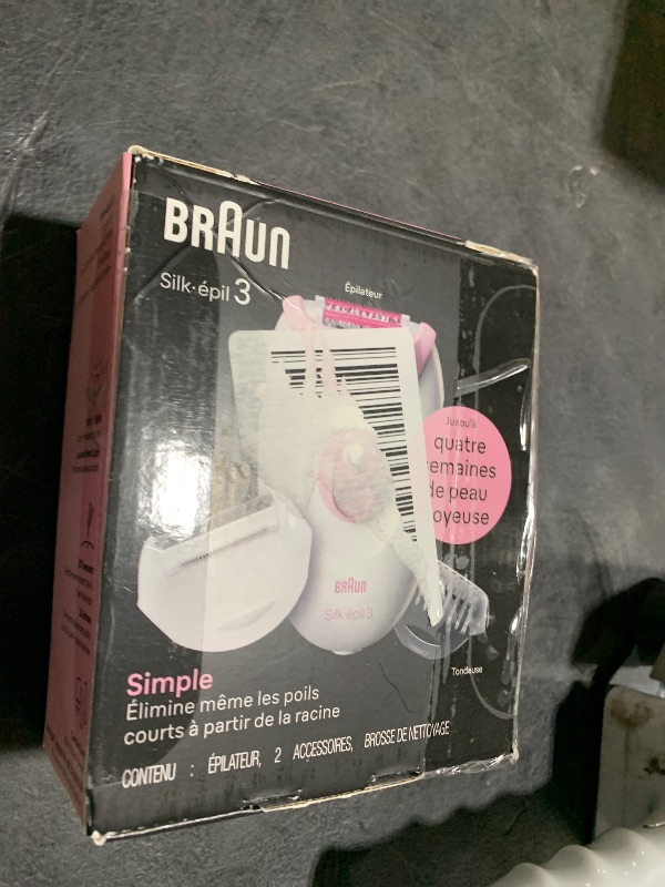 Photo 1 of Braun Epilator Silk-epil 3 3-270, Hair Removal Device, Epilator for Women, Shaver & Trimmer, Hair Removal