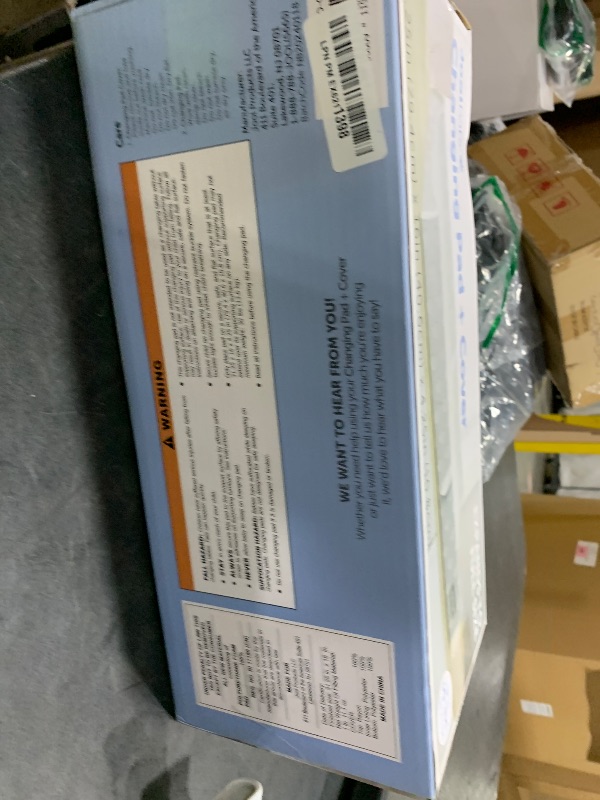 Photo 1 of Jool Baby Soft Changing Pad + Washable Cover, Non-Slip - Fits Standard Changing Tables & Dressers (Gray)