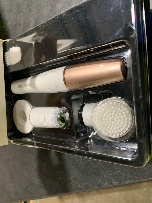 Photo 1 of Braun Face Epilator Facespa Pro 911, Facial Hair Removal for Women, Hair Removal Device, 3-in-1 Epilating, Cleansing Brush and Skin Toning with 3 Extras