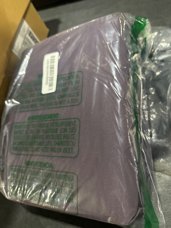 Photo 1 of Empyrean Purple Extra Deep Pocket Fitted Sheet Queen, Hotel Luxury Queen Fitted Sheet Only Easily Fits 18 to 24 Inch Mattress, Super Soft, Wrinkle-free, and Breathable Bottom Sheets with Corner Straps