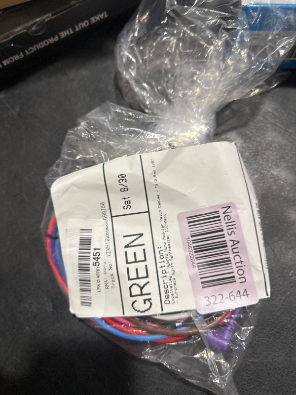 Photo 1 of ExcelValley - Hybrid Mono Modular Patch Cables - TS 3.5mm 1/8" - Eurorack Synth Synthesizer [12-Pack | 45 cm - 17.72"]