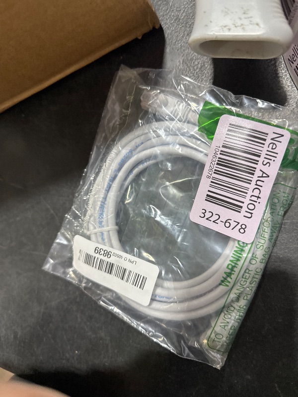 Photo 1 of InstallerParts Ethernet Cable CAT5E Cable UTP Booted 8 FT - White - Professional Series - 1Gigabit/Sec Network/Internet Cable, 350MHZ